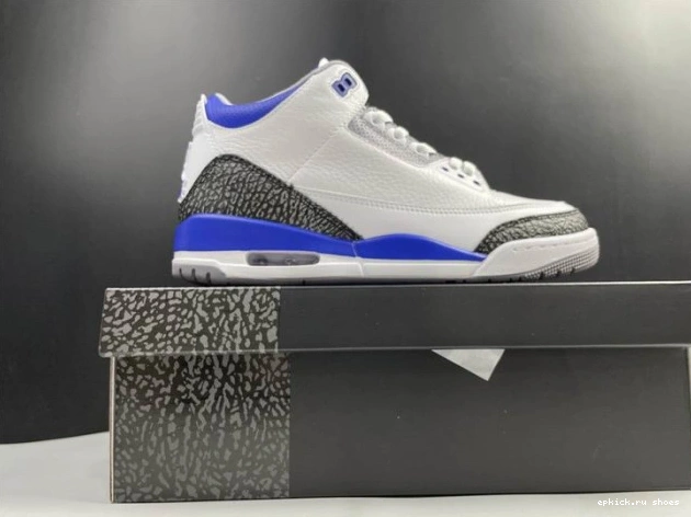 Cheap 3 Jordan Blue Racer CT8532-145 Air 0728